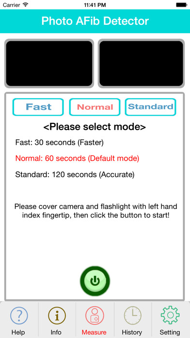Emulate iPhone app Photo AFib Detector (Lite) using MyAndroid Emulate iPhone app Photo AFib Detector (Lite) using MyAndroid