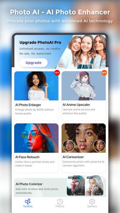 Run android online APK PhotoAI: AI Photo Enhancer from MyAndroid or emulate PhotoAI: AI Photo Enhancer using MyAndroid