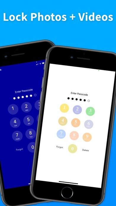 Emulate iPhone app Photo Album Private Manager using MyAndroid