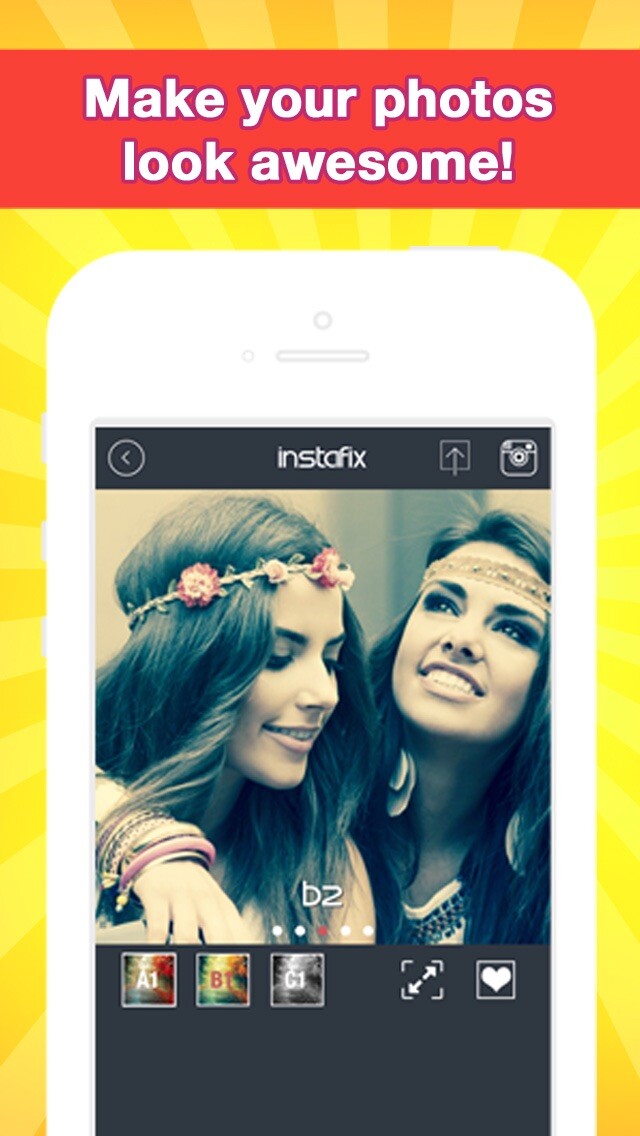 Emulate iPhone app Photo and Image Editor - Edit your Pictures with Color Effects and Fx Filters using MyAndroid