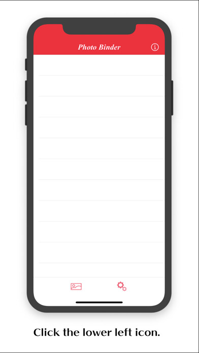 Emulate iPhone app Photo Binder using MyAndroid