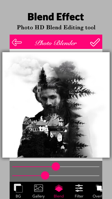 Emulate iPhone app PhotoBlend - Double Exposure using MyAndroid Emulate iPhone app PhotoBlend - Double Exposure using MyAndroid