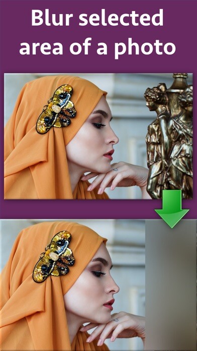 Emulate iPhone app Photo Blur Maker using MyAndroid