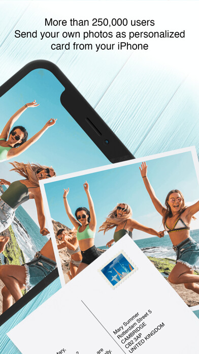 Emulate iPhone app PhotoCards by InPixio using MyAndroid