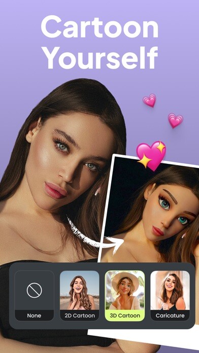 Emulate iPhone app Photo Cartoon Yourself Editor using MyAndroid