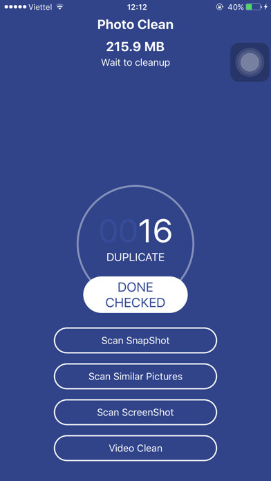 Emulate iPhone app Photo Cleaner-Delete duplicate using MyAndroid Emulate iPhone app Photo Cleaner-Delete duplicate using MyAndroid