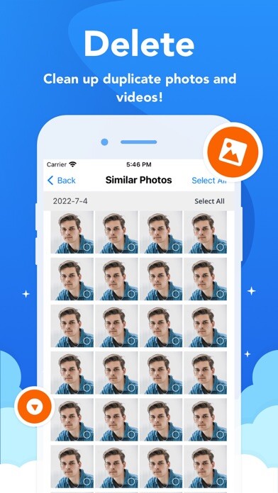 Emulate iPhone app Photo Cleaner for Phone using MyAndroid Emulate iPhone app Photo Cleaner for Phone using MyAndroid