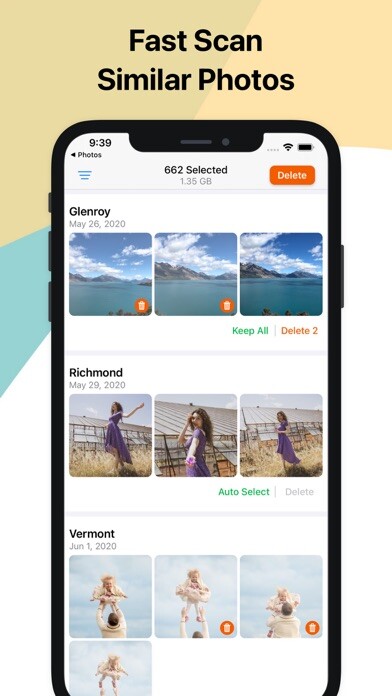 Emulate iPhone app Photo Cleaner - Tidy Album using MyAndroid