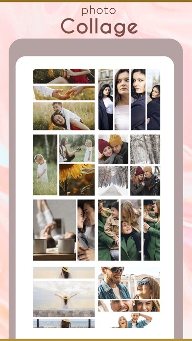 Emulate iPhone app Photo Collage Art – Templates using MyAndroid