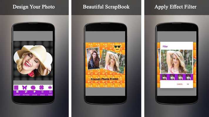 Emulate Android APK Photo Collage Maker-Scrapbook,InstaSquare,Pic edit