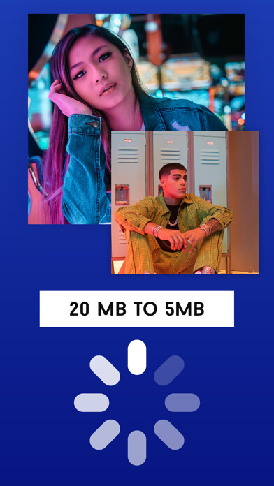 Emulate iPhone app Photo Compressor & Resize using MyAndroid
