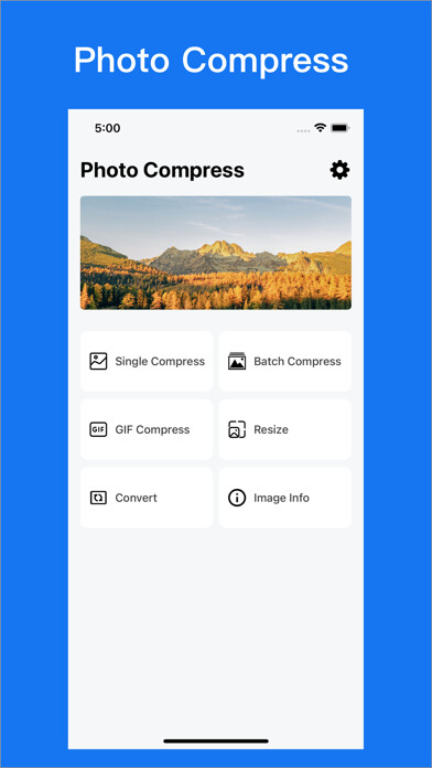 Emulate iPhone app Photo Compress - Resize Pics using MyAndroid Emulate iPhone app Photo Compress - Resize Pics using MyAndroid