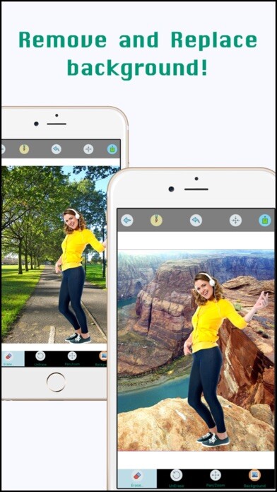 Emulate iPhone app Photo Cut Out Erase Background using MyAndroid Emulate iPhone app Photo Cut Out Erase Background using MyAndroid
