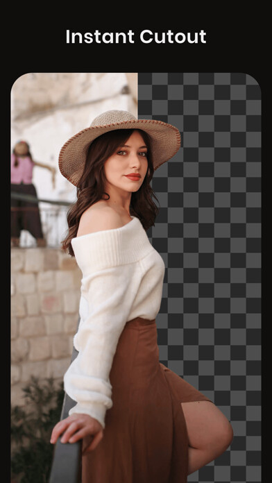 Emulate iPhone app PhotoCut Pro Remove Background using MyAndroid