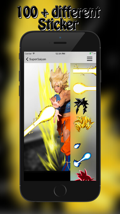 Emulate iPhone app Photo Editor for Dragon Ball: Dokkan Edition using MyAndroid