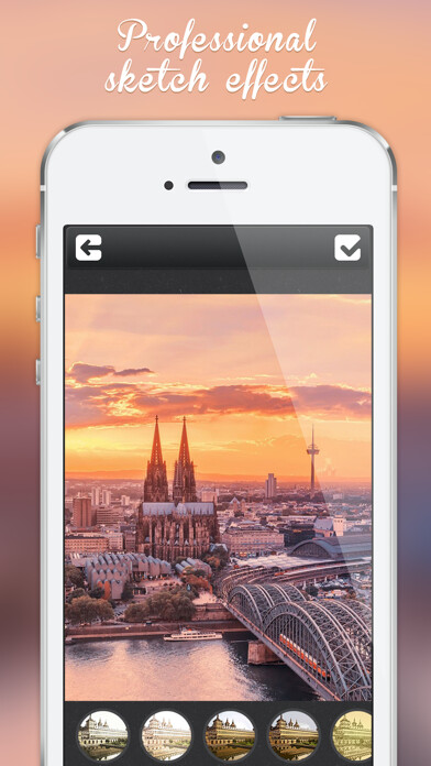 Emulate iPhone app Photo Editor - Picture Filters Blur Effects Cam using MyAndroid