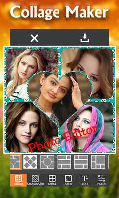 Emulate Android APK Photo Editor, Selfie Camera, Collage Maker