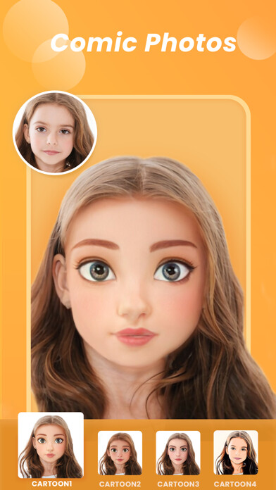 Emulate iPhone app Photo Enhancer & Cartoonize using MyAndroid