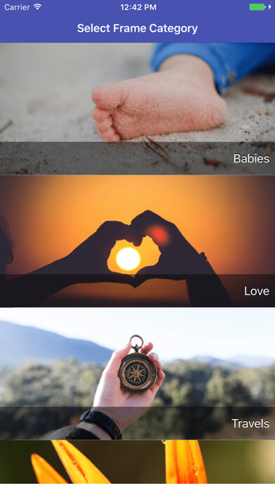 Emulate iPhone app Photo Frames & Collage Editor using MyAndroid Emulate iPhone app Photo Frames & Collage Editor using MyAndroid