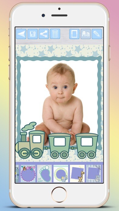 Emulate iPhone app Photo frames for babies and kids for your album using MyAndroid Emulate iPhone app Photo frames for babies and kids for your album using MyAndroid
