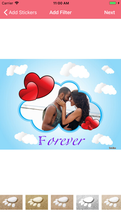 Emulate iPhone app Photo Frames - Pictures Editor using MyAndroid