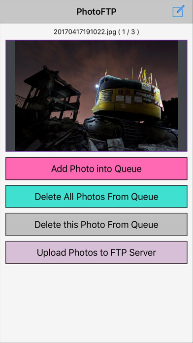 Emulate iPhone app PhotoFTP Lite using MyAndroid Emulate iPhone app PhotoFTP Lite using MyAndroid