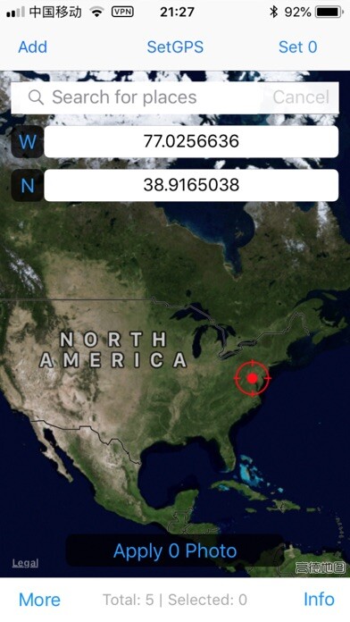 Emulate iPhone app Photo GPS Modifier using MyAndroid Emulate iPhone app Photo GPS Modifier using MyAndroid