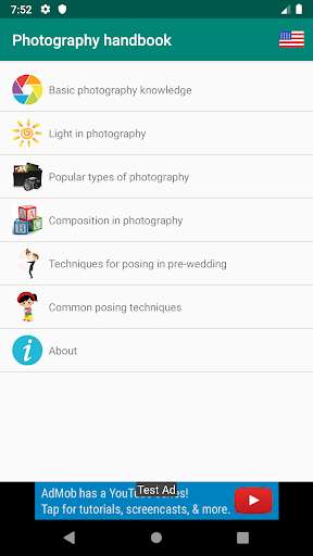 Run android online APK Photography handbook from MyAndroid or emulate Photography handbook using MyAndroid