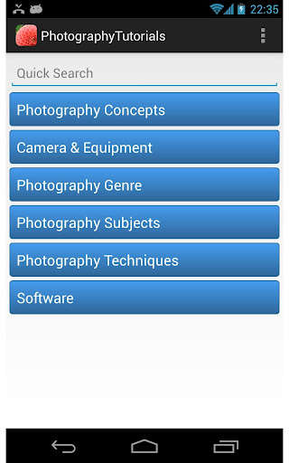 Run android online APK Photography Tutorials from MyAndroid or emulate Photography Tutorials using MyAndroid