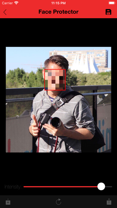 Emulate iPhone app photo-iQ using MyAndroid
