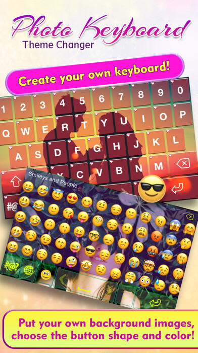 Emulate iPhone app Photo Keyboard Theme Changer using MyAndroid