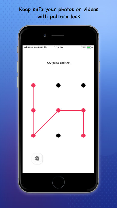 Emulate iPhone app Photo Locker - Safe Vault using MyAndroid