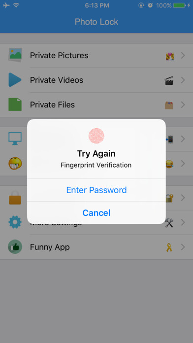 Emulate iPhone app Photo Lock - Keep Private Pictures Safe using MyAndroid Emulate iPhone app Photo Lock - Keep Private Pictures Safe using MyAndroid