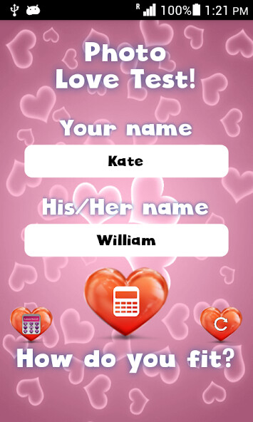 Run android online APK Photo Love Test for Fun from MyAndroid or emulate Photo Love Test for Fun using MyAndroid