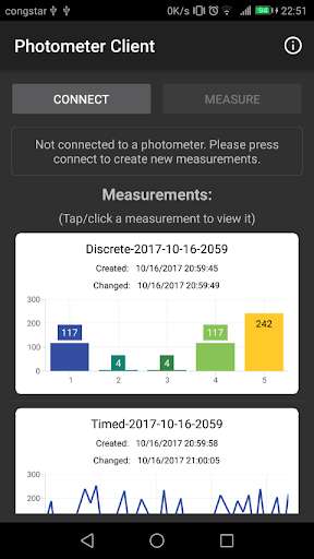 Emulate Android APK Photometer Client