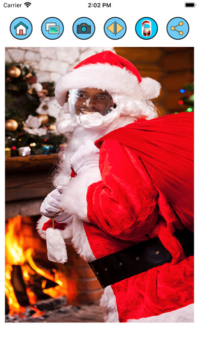 Emulate iPhone app Photomontage with Santa Claus using MyAndroid Emulate iPhone app Photomontage with Santa Claus using MyAndroid