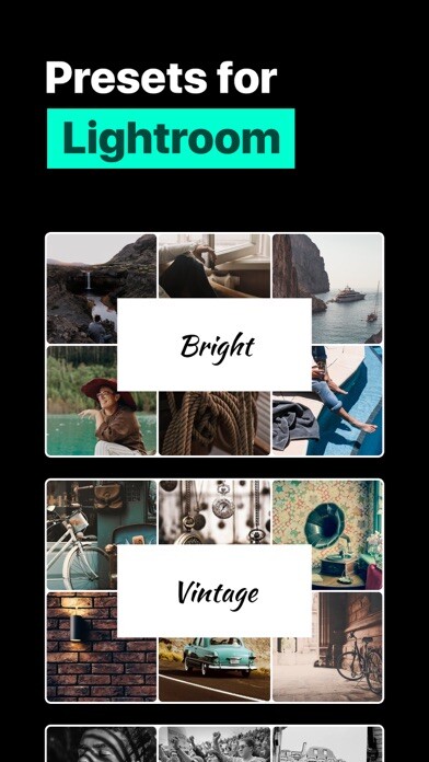 Emulate iPhone app Photo Presets for Lightroom. using MyAndroid