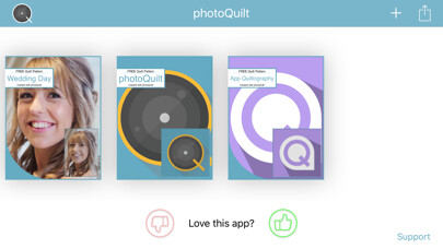 Emulate iPhone app photoQuilt by Quiltography using MyAndroid