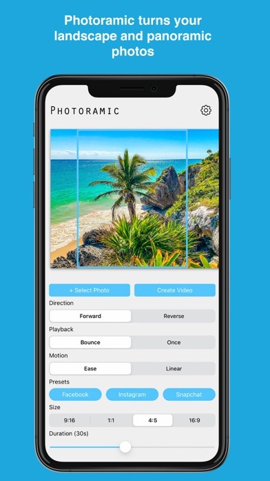 Emulate iPhone app Photoramic - Photo Stories using MyAndroid