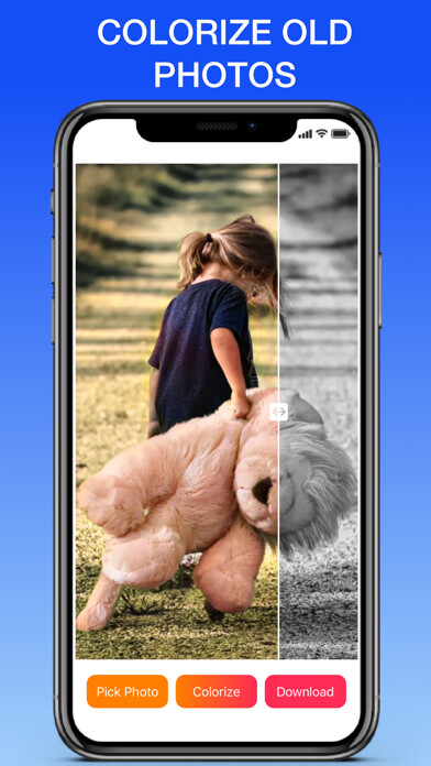 Emulate iPhone app Photo Scanner and Colorizer using MyAndroid