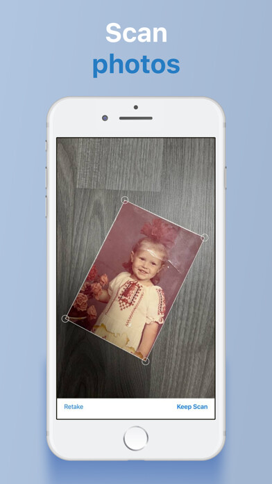 Emulate iPhone app Photo Scanner: Save Old Photos using MyAndroid