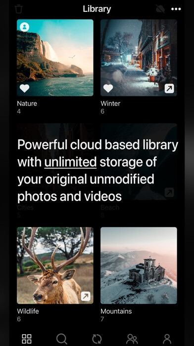 Emulate iPhone app Photos+ Cloud Library using MyAndroid