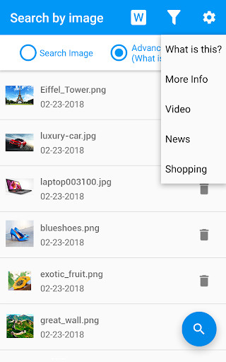 Emulate Android APK Photo Search (info, shopping, video, news, maps) Emulate Android APK Photo Search (info, shopping, video, news, maps)