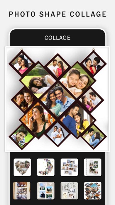 Emulate iPhone app Photo Shape Collage Maker. using MyAndroid Emulate iPhone app Photo Shape Collage Maker. using MyAndroid