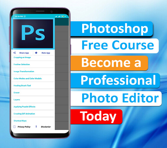 Run android online APK Photoshop tutorial - complete course - Offline from MyAndroid or emulate Photoshop tutorial - complete course - Offline using MyAndroid