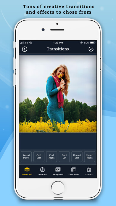 Emulate iPhone app Photo Slideshows With Music using MyAndroid