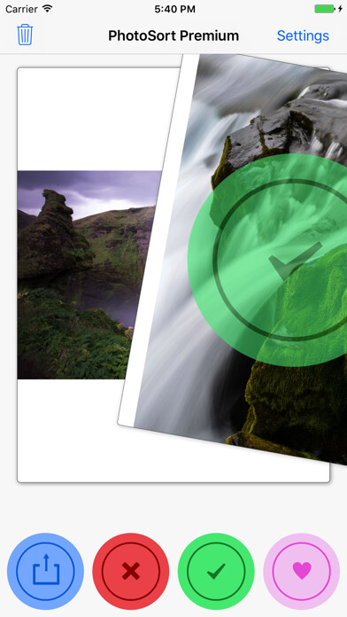 Emulate iPhone app PhotoSort using MyAndroid