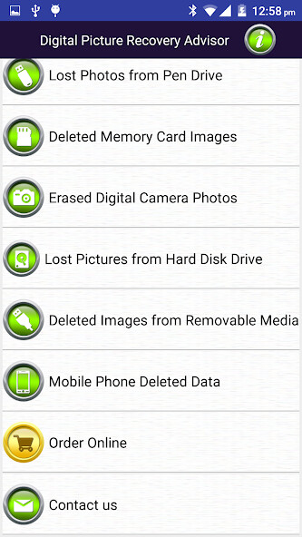 Emulate Android APK Photos Recovery Software Help