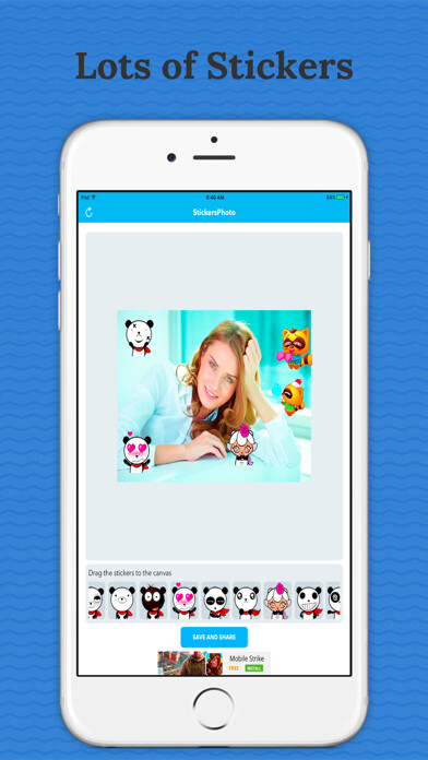 Emulate iPhone app PhotoStamp-Stickers using MyAndroid Emulate iPhone app PhotoStamp-Stickers using MyAndroid