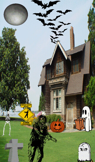 Emulate iPhone app Photo Sticker: Halloween Edition using MyAndroid